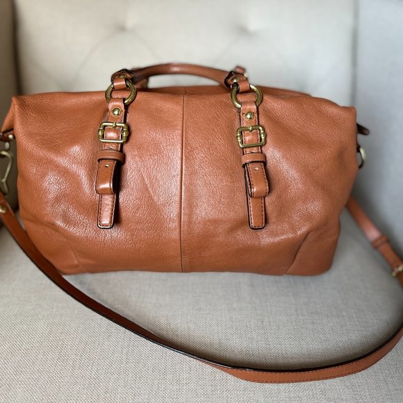 Coach Light Brown Top Handle Bag - Picture 6 of 8